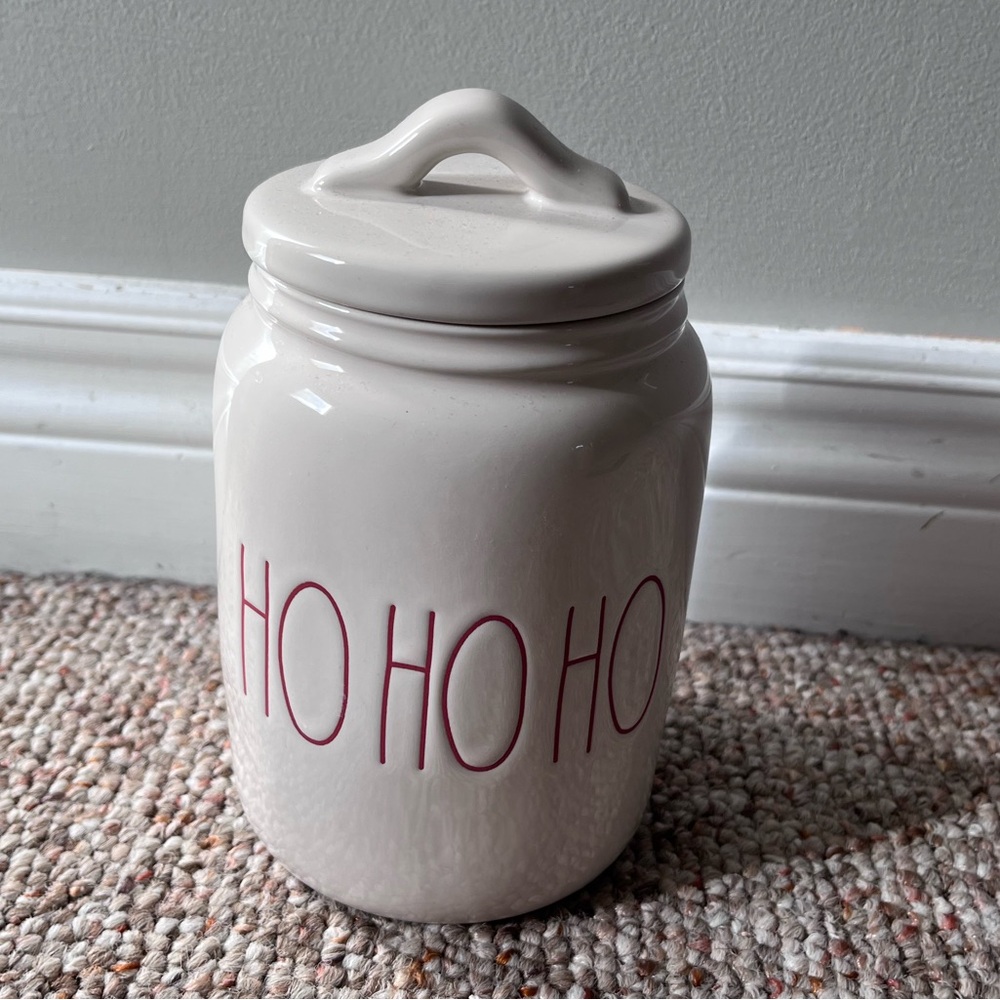 Rae Dunn Ho Ho Ho Canister